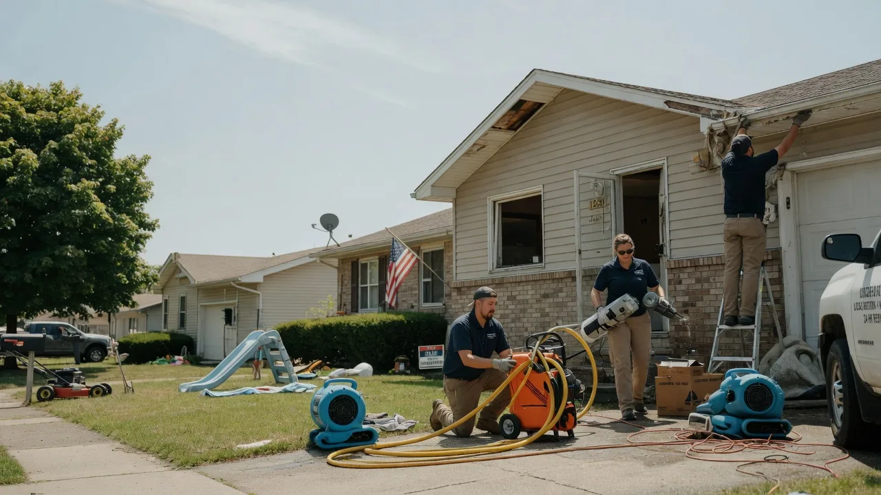 Water Damage Restoration in Burnettsville, IN near me